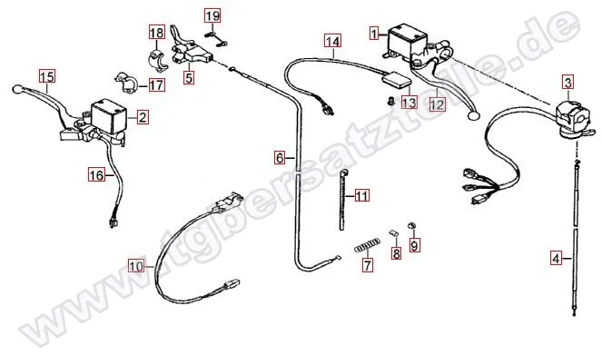 Schalter-Hebel Schalter-Hebel