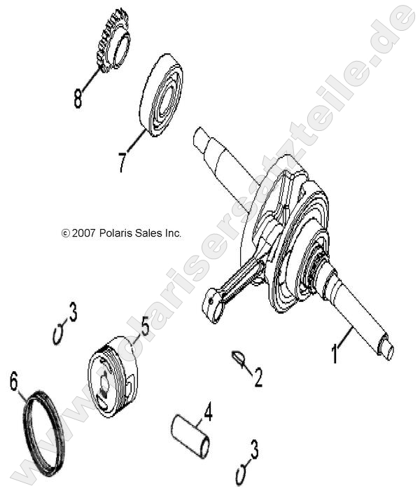 ENGINE, CRANKSHAFT and PISTON