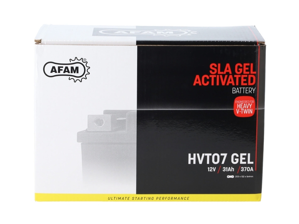 AFAM HVT 07 GEL SLA Batterie 12V 31AH 370A - Einbaufertig (66007 YHD-12 CHD4-12 HVT07) AFAM HVT 07 GEL SLA Batterie 12V 31AH 370A - Einbaufertig (66007 YHD-12 CHD4-12 HVT07)