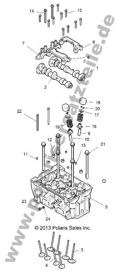 ENGINE, CYLINDER HEAD AND VALVES ENGINE, CYLINDER HEAD AND VALVES