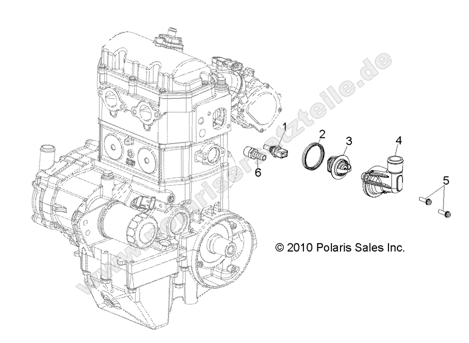 ENGINE, THERMOSTAT ENGINE, THERMOSTAT