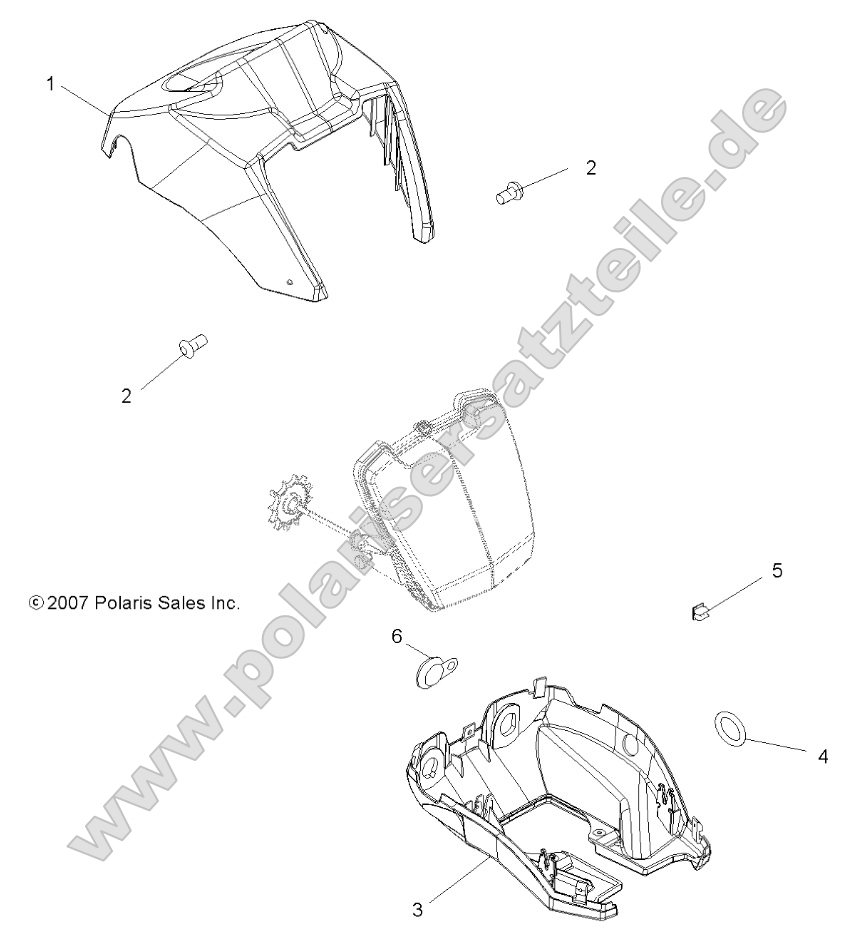 Body, Headlight Pod