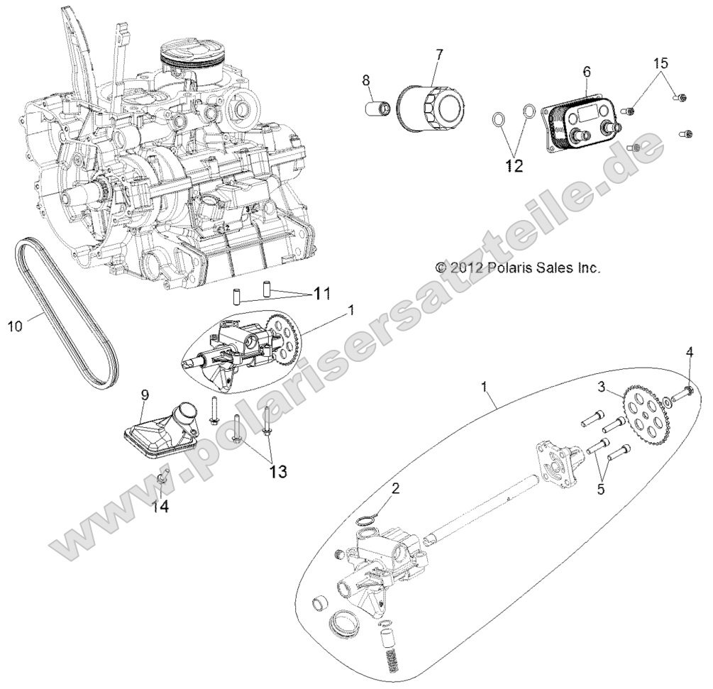 ENGINE, OIL PUMP and OIL COOLER ENGINE, OIL PUMP and OIL COOLER