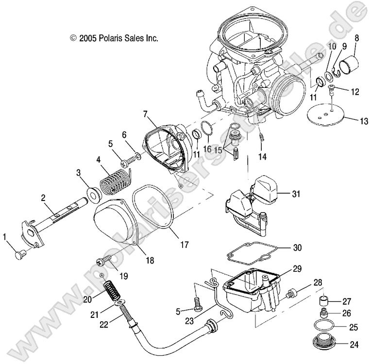 CARBURETOR, LOWER CARBURETOR, LOWER