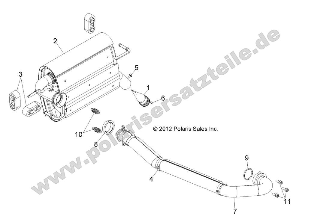 ENGINE, EXHAUST SYSTEM ENGINE, EXHAUST SYSTEM