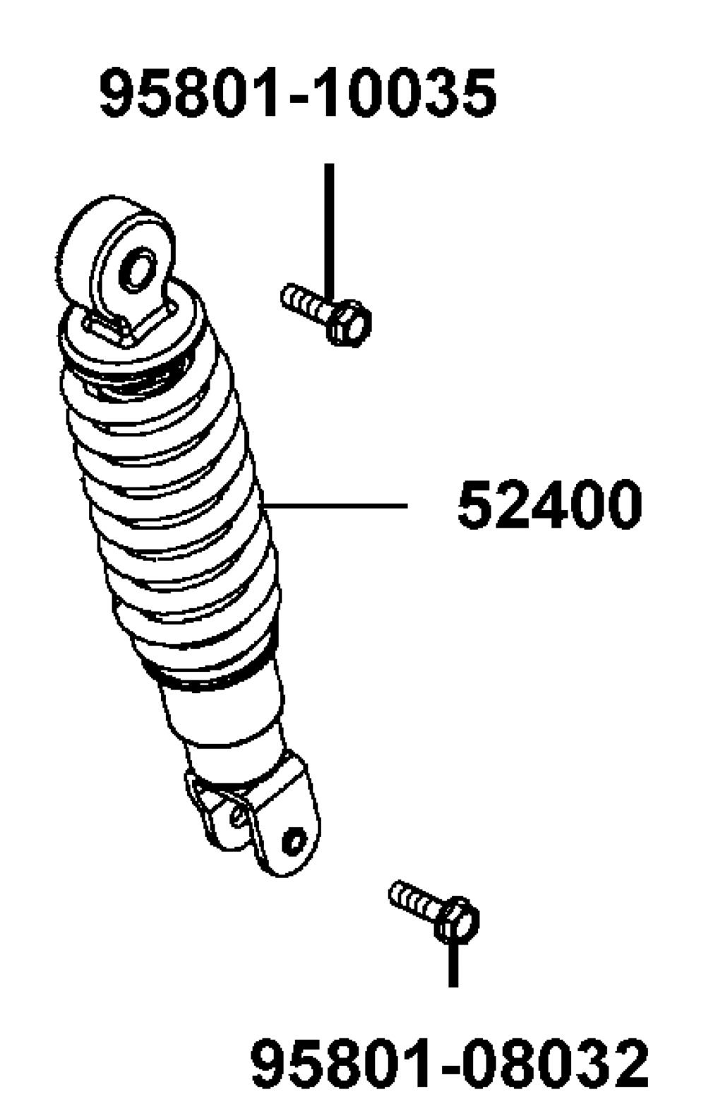 Stossdämpfer hinten