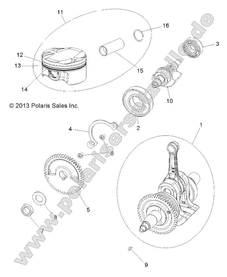 Engine, Crankshaft, Piston and Balance Shaft Engine, Crankshaft, Piston and Balance Shaft