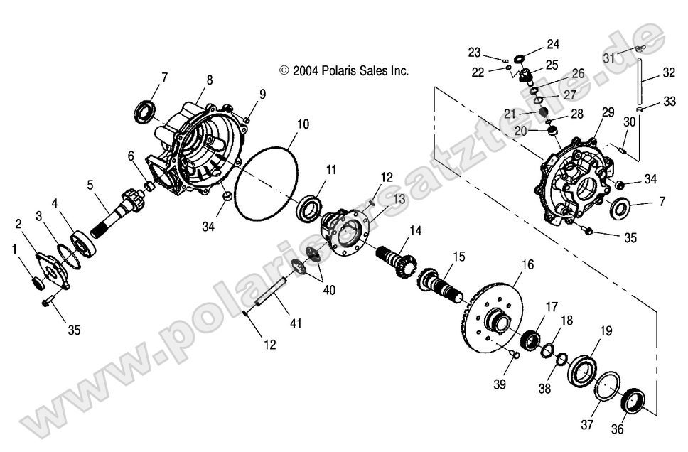 REAR GEARCASE REAR GEARCASE