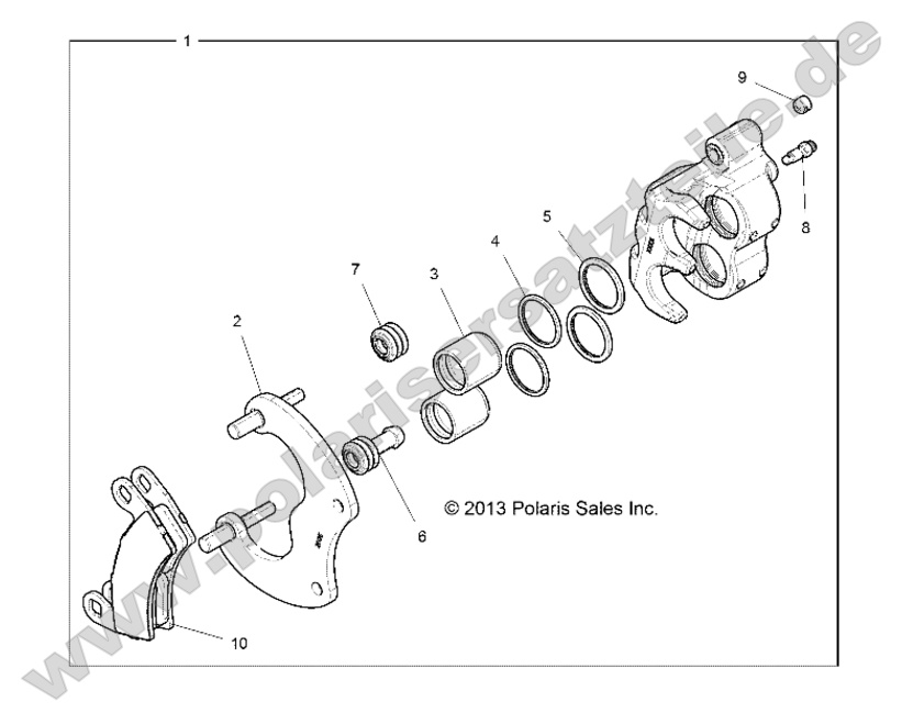 BRAKES, REAR CALIPER BRAKES, REAR CALIPER