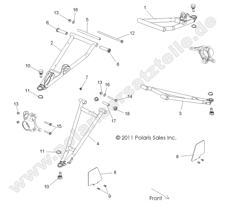 SUSPENSION, FRONT CONTROL ARMS SUSPENSION, FRONT CONTROL ARMS