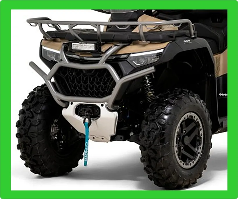 TMP Kennzeichenhalter vorne / Nummernschildhalterung klappbar - CFMoto CForce 1000 Overland 2025-