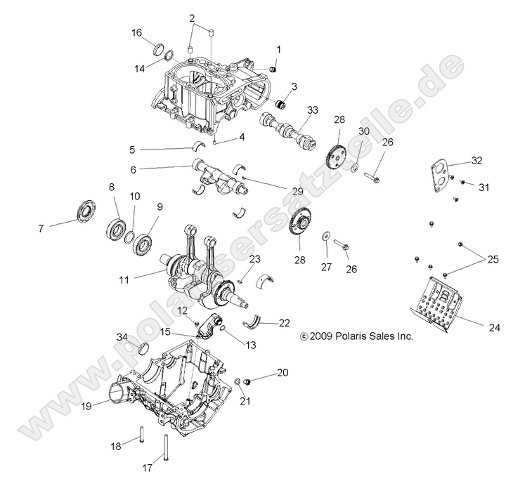 ENGINE, CRANKCASE and CRANKSHAFT ENGINE, CRANKCASE and CRANKSHAFT