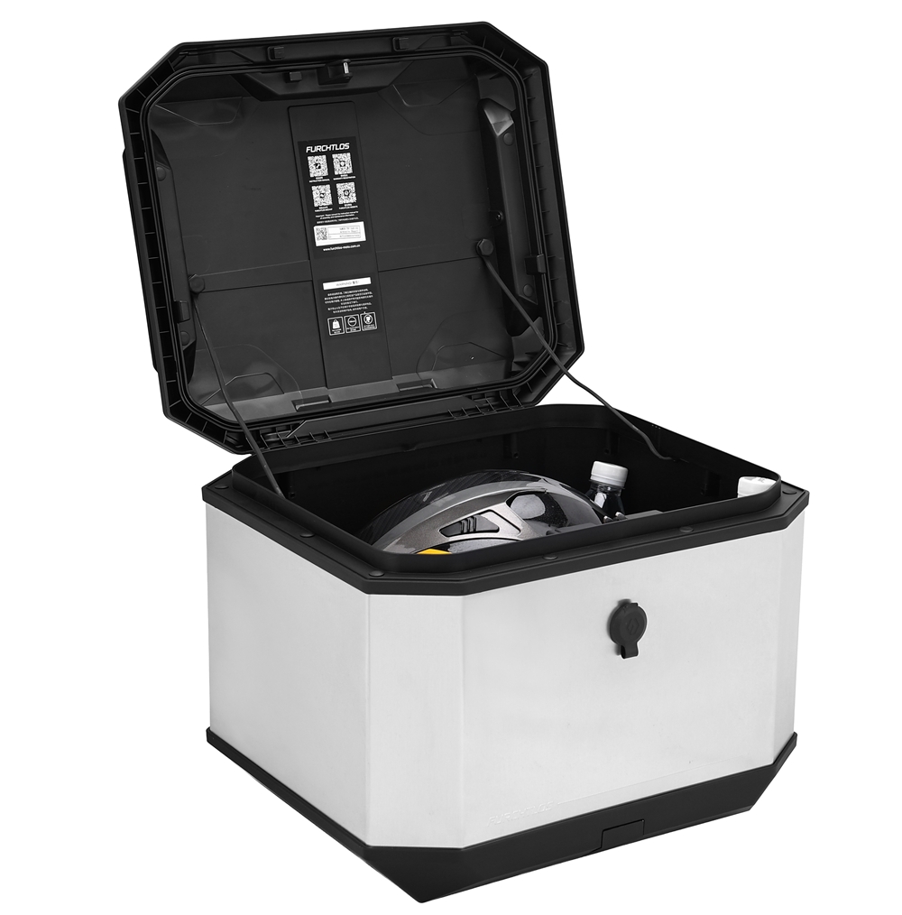 Furchtlos RANGER Alu Topcase Aero - 43 Liter - Aero Aluminium