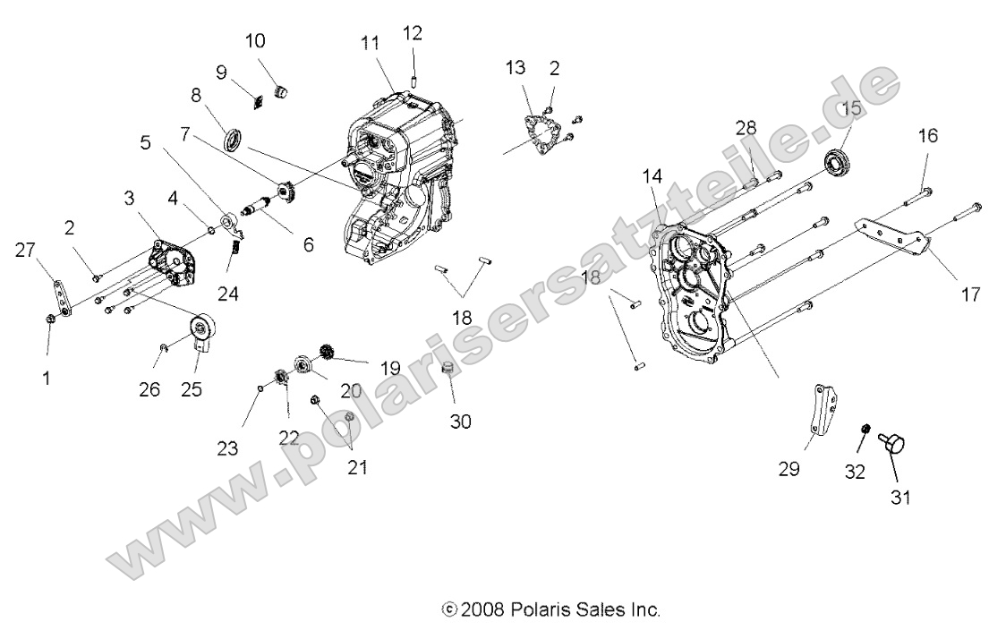 Drive Train, Main Gearcase