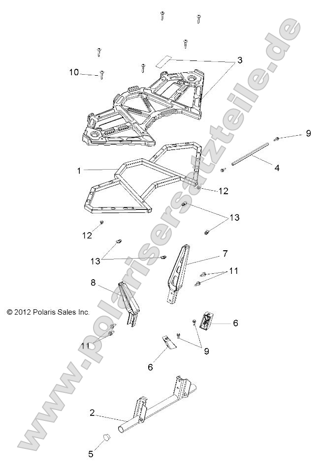 Body, Rear Rack Body, Rear Rack