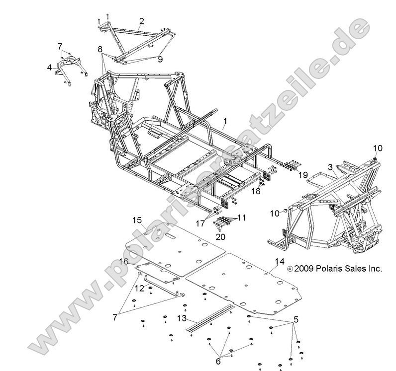 CHASSIS, MAIN FRAME and SKID PLATE CHASSIS, MAIN FRAME and SKID PLATE