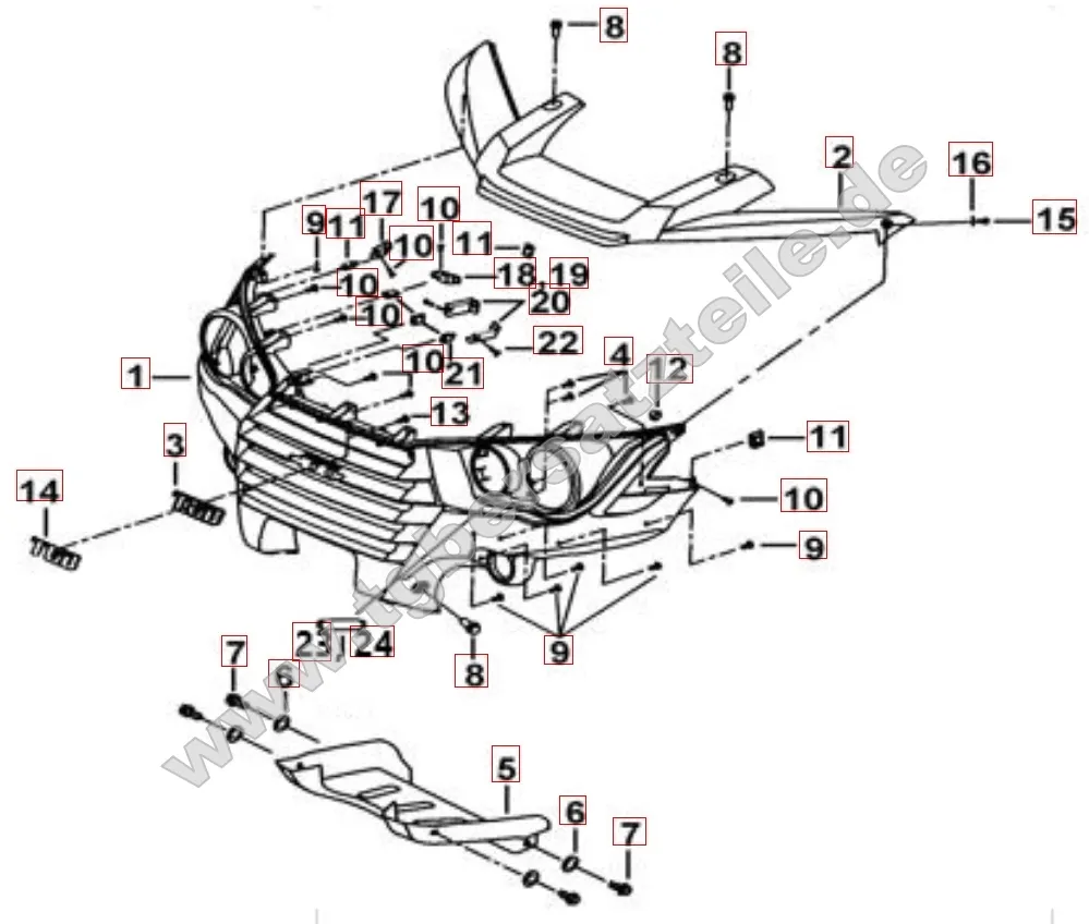 Stoßstange vorne Stoßstange vorne