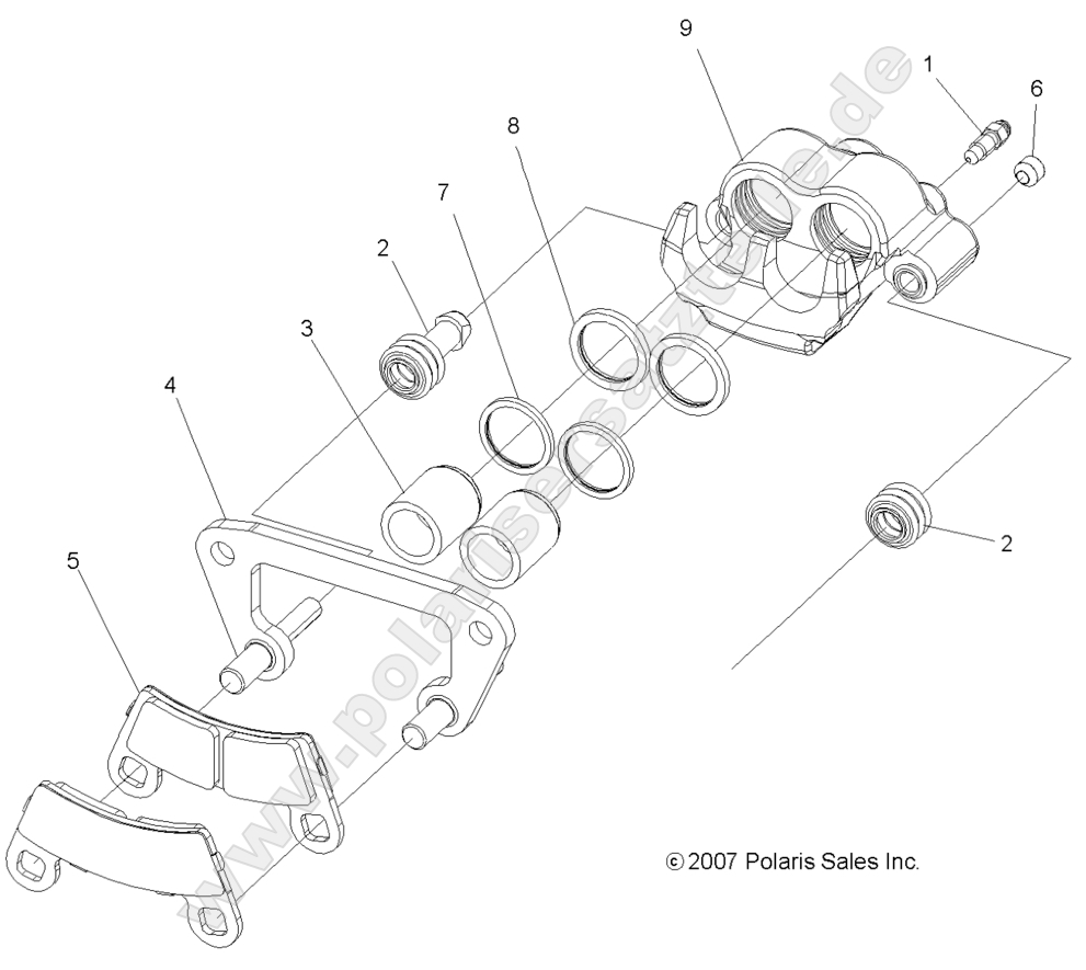 BRAKES, FRONT CALIPER BRAKES, FRONT CALIPER
