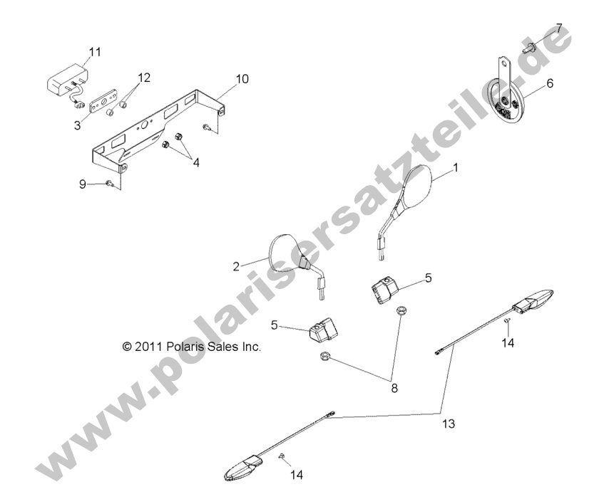 ELECTRICAL, TURN SIGNALS, HORN and MIRRORS ELECTRICAL, TURN SIGNALS, HORN and MIRRORS