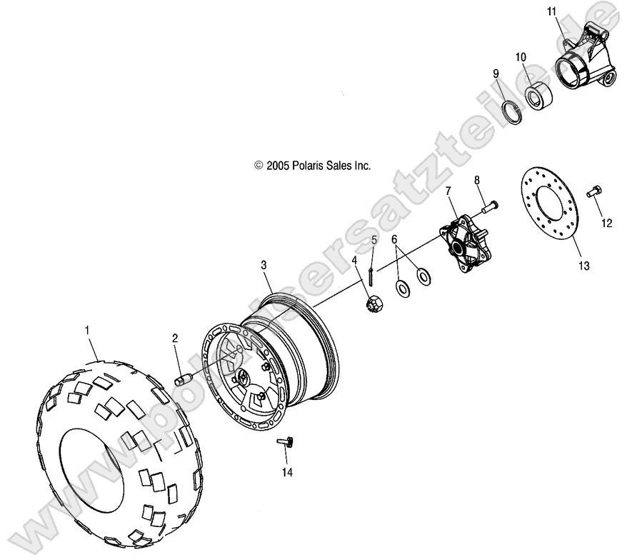 WHEEL, REAR