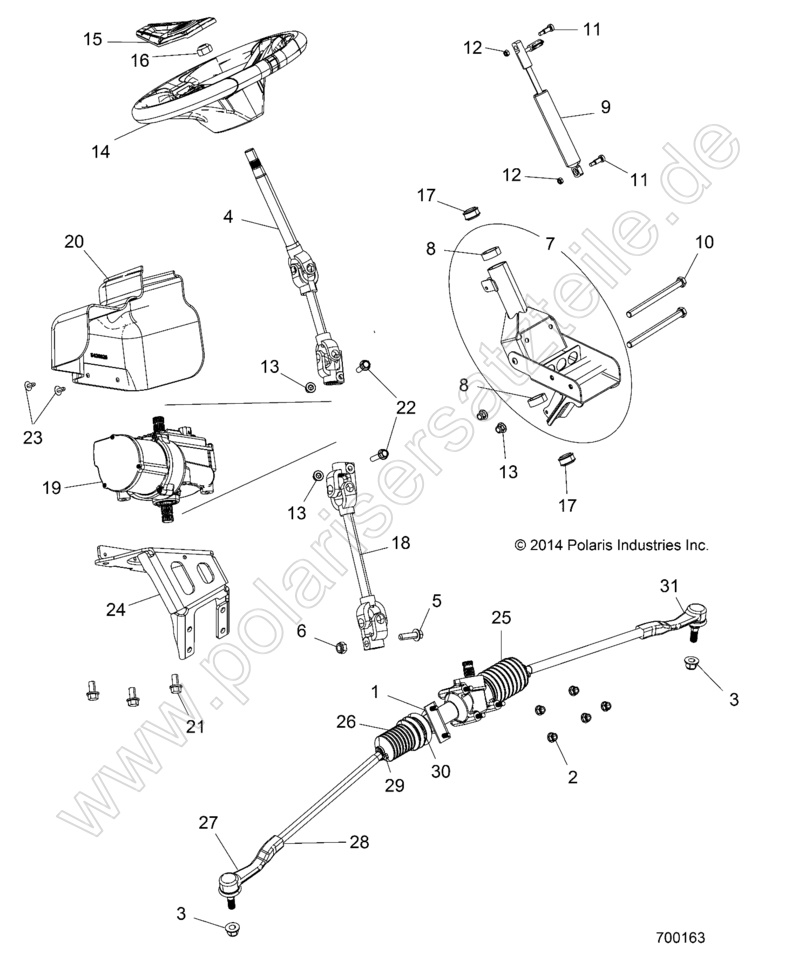 STEERING, POWER STEERING ASM STEERING, POWER STEERING ASM
