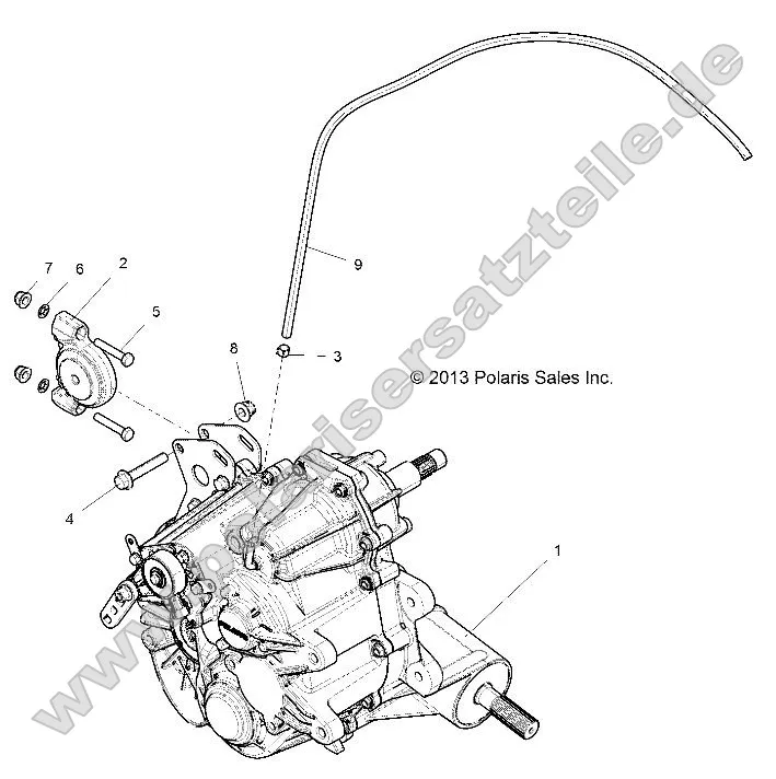 Drive Train, Main Gearcase Mounting Drive Train, Main Gearcase Mounting