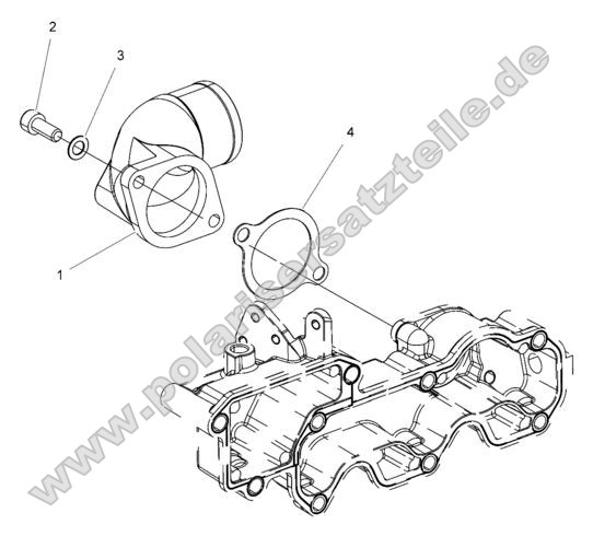 Engine, Inlet Elbow