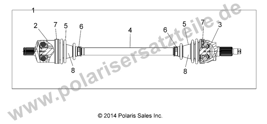 DRIVE TRAIN, FRONT HALF SHAFT DRIVE TRAIN, FRONT HALF SHAFT