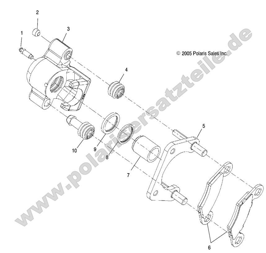 BRAKES, REAR CALIPER BRAKES, REAR CALIPER