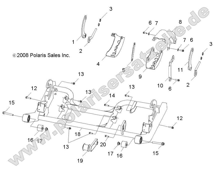 chassis swing arm chassis swing arm