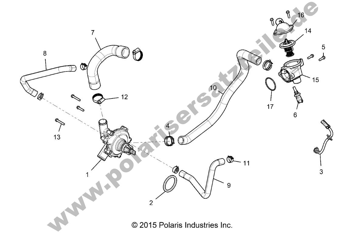 ENGINE, WATERPUMP AND BYPASS ENGINE, WATERPUMP AND BYPASS