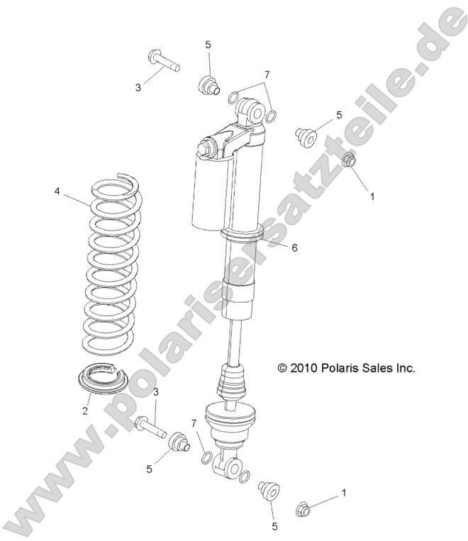 SUSPENSION, REAR SHOCK MOUNTING SUSPENSION, REAR SHOCK MOUNTING