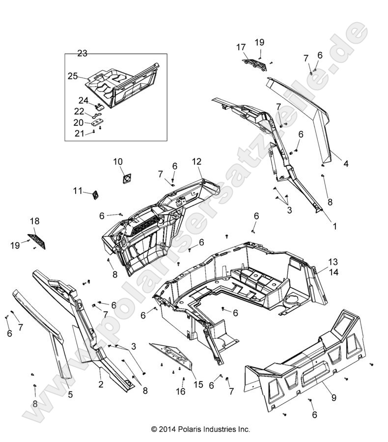 BODY, REAR RACK AND FENDERS BODY, REAR RACK AND FENDERS