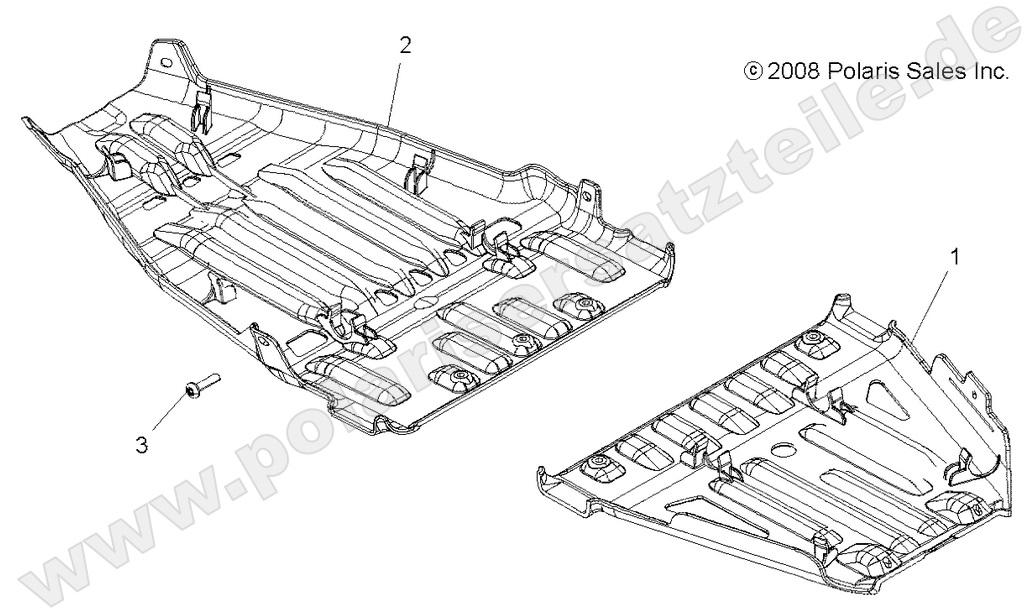 BODY, SKID PLATES BODY, SKID PLATES