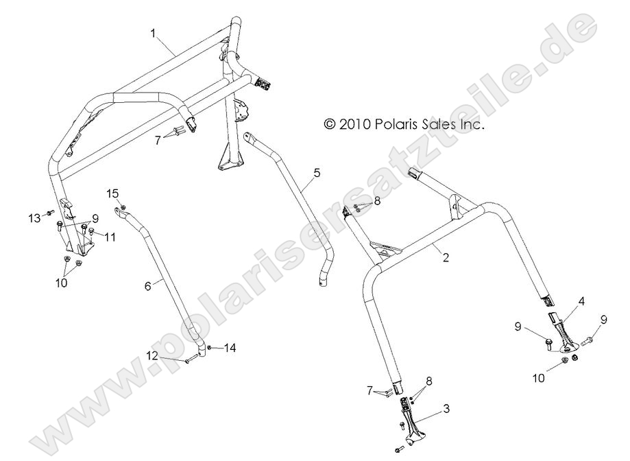 CHASSIS, CAB FRAME and SIDE BARS