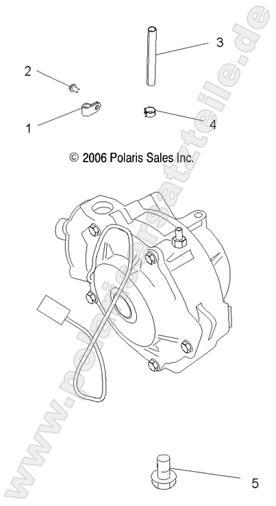 DRIVE TRAIN, FRONT GEARCASE MOUNTING