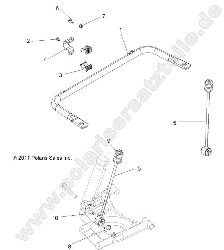 SUSPENSION, STABILIZER BAR, REAR SUSPENSION, STABILIZER BAR, REAR