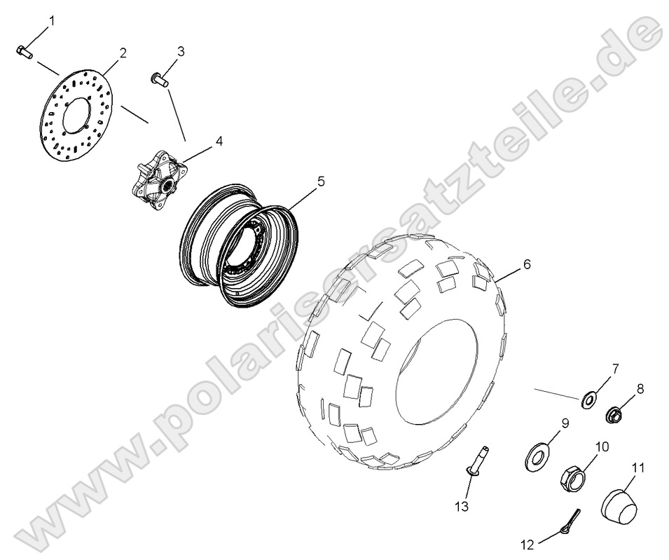 Wheel, Rear