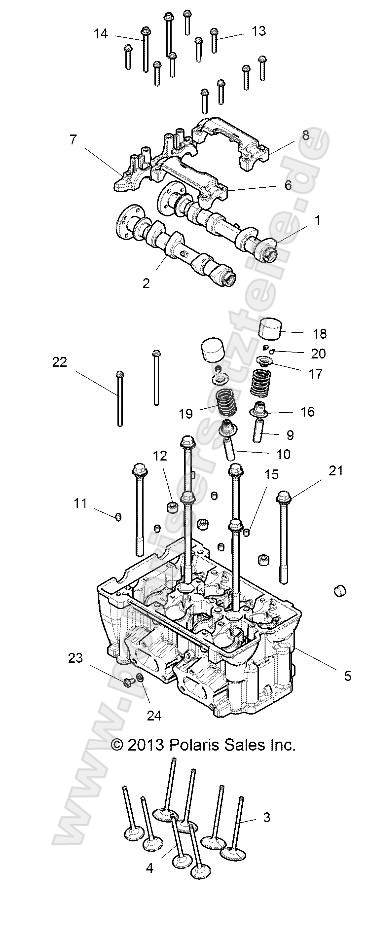 ENGINE, CYLINDER HEAD AND VALVES ENGINE, CYLINDER HEAD AND VALVES