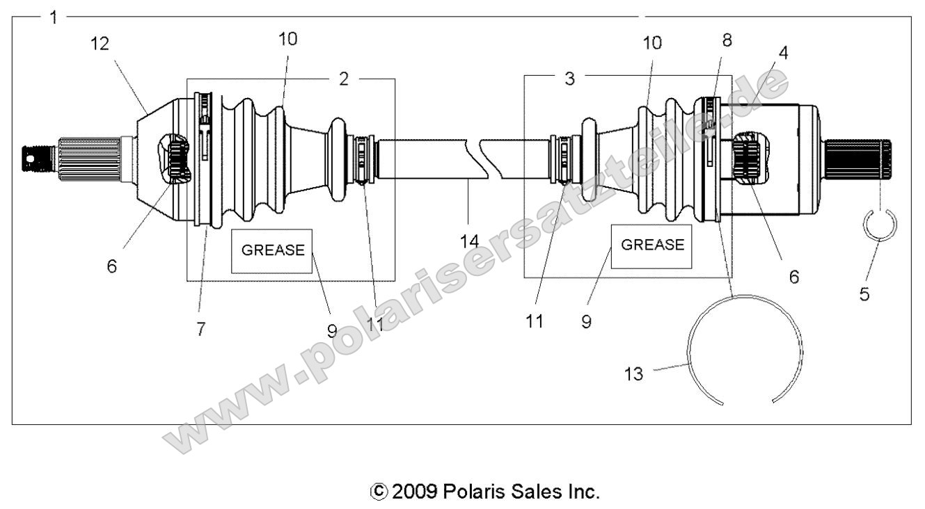 Drive Train, Front Drive Shaft