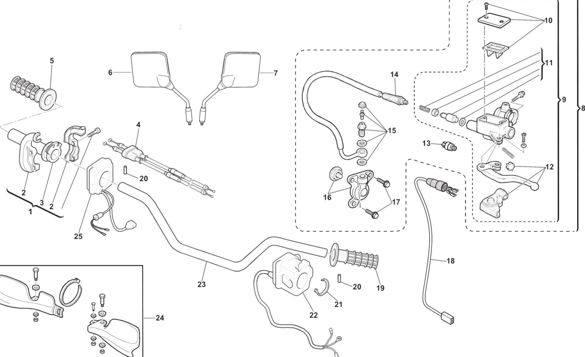 Lenker - Kupplungshebel Lenker - Kupplungshebel