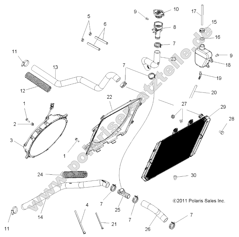 Engine, Cooling System Engine, Cooling System