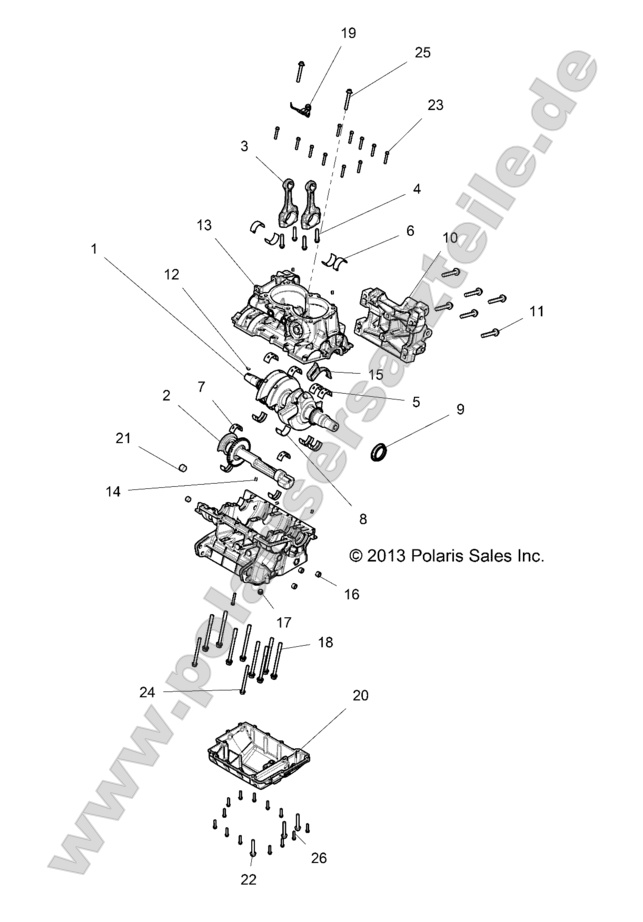 ENGINE, CRANKCASE AND CRANKSHAFT ENGINE, CRANKCASE AND CRANKSHAFT