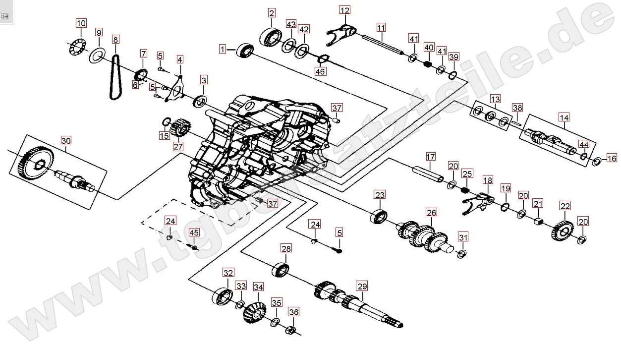 Motorgehäuse links (2)