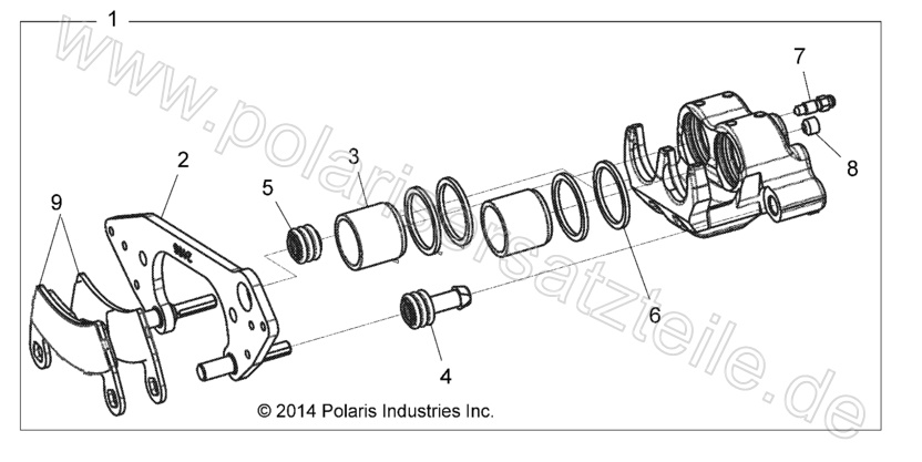 BRAKES, FRONT CALIPER BRAKES, FRONT CALIPER