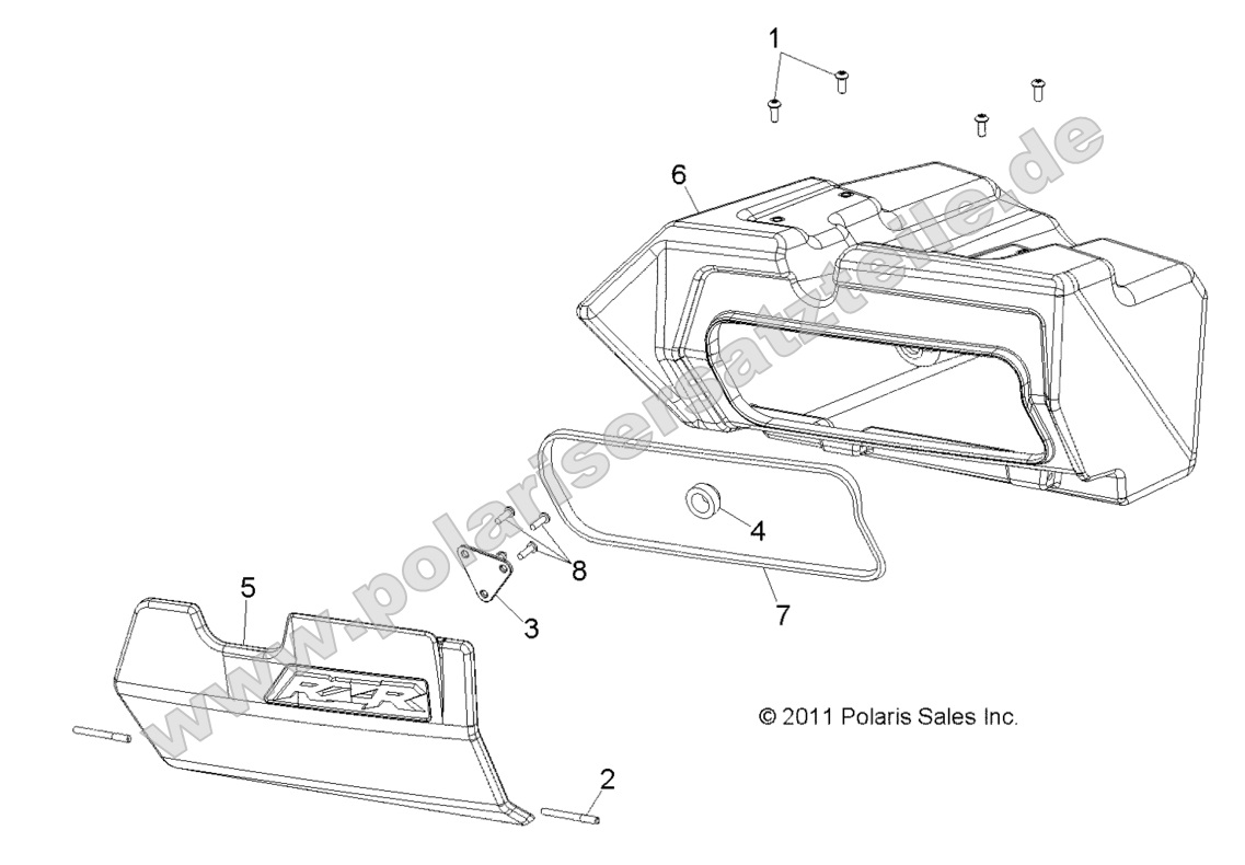 BODY, GLOVEBOX BODY, GLOVEBOX