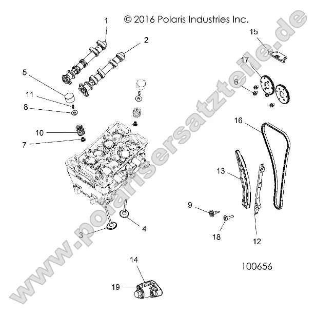 Engine, Valves and Camshafts