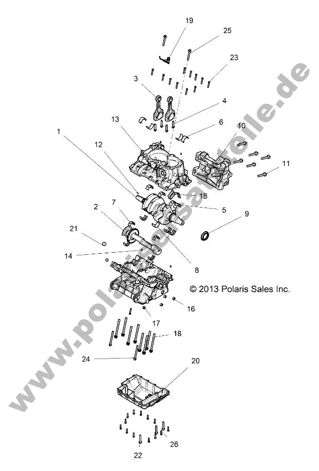 ENGINE, CRANKCASE AND CRANKSHAFT ENGINE, CRANKCASE AND CRANKSHAFT