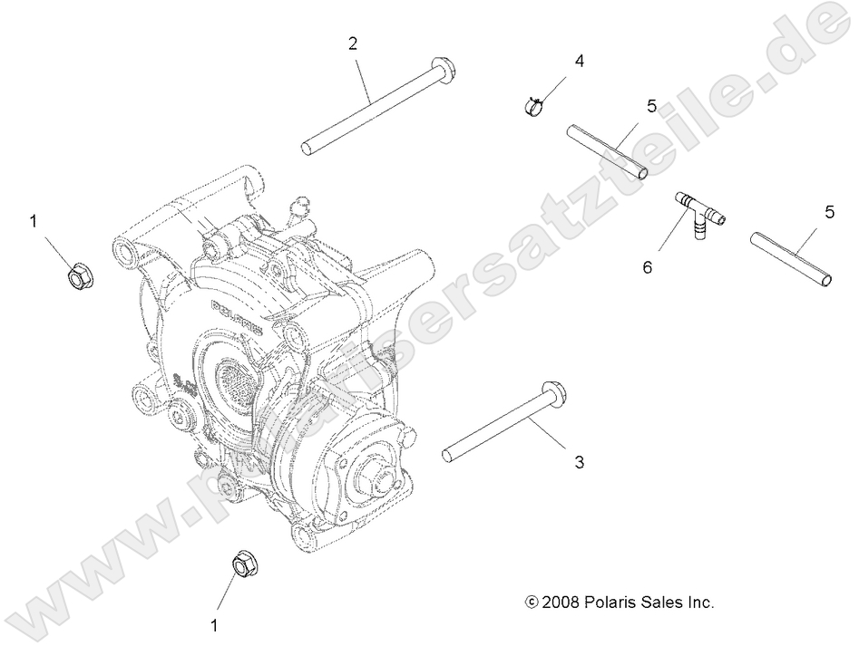 DRIVE TRAIN, GEARCASE MOUNTING, REAR DRIVE TRAIN, GEARCASE MOUNTING, REAR