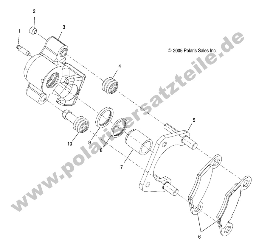 BRAKES, REAR CALIPER BRAKES, REAR CALIPER